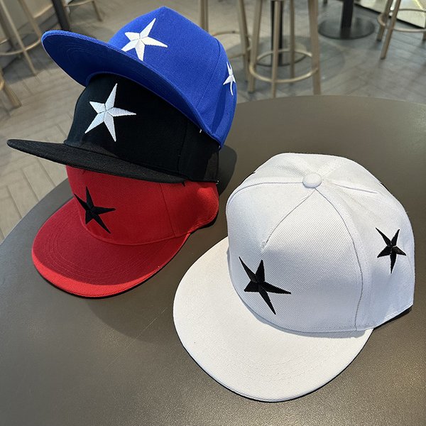 Flat Brim Hat Men's Spring And Autumn Baseball Cap Women's Parent Child Style Street Dance Hip Hop Hat Children's Hard Top Wide Brim Hat Summer-image