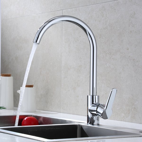 Home Furniture kitchen hot and cold water faucet splash proof rotatable vegetable sink faucet single hole seated faucet