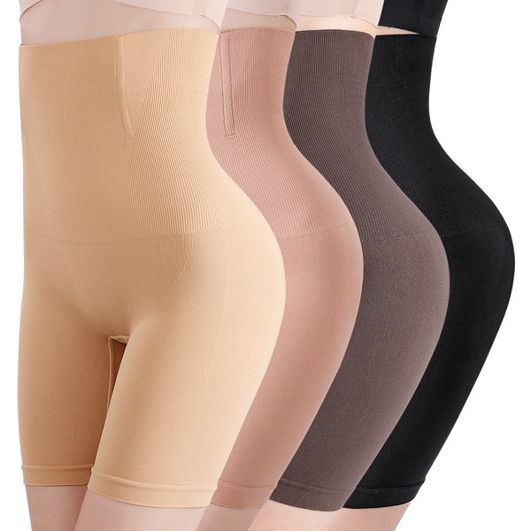 Women's Belly Retraction Pants Seamless Corset Waist Buttock Lifting Body Shaping Pants Tight Height Waist Flat Angle Corset Pants-image