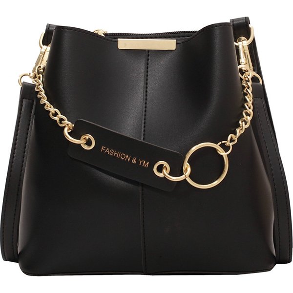 Women's Bucket Bag Popular Fashion Crossbody Bag Bag Female Bucket Bag Fashion Texture Solid Color Shoulder Bag