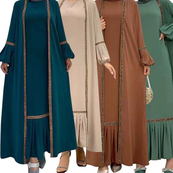 Women's Clothing Solid Color Beaded Outer Suit Fashionable And Elegant Dress