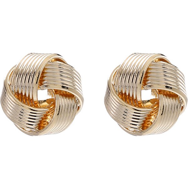 Women's Jewelry Earrings Silver Needle Twisted Stripes Metallic Personality Fashion Exaggerated High End Earrings