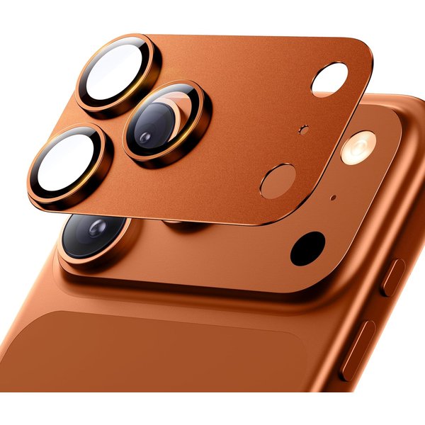 For Phone 17 Pro Max 17Air Camera Lens Protector Strong Adsorption Metal 9H+ Tempered Glass Camera Screen Full Protective Cover-image
