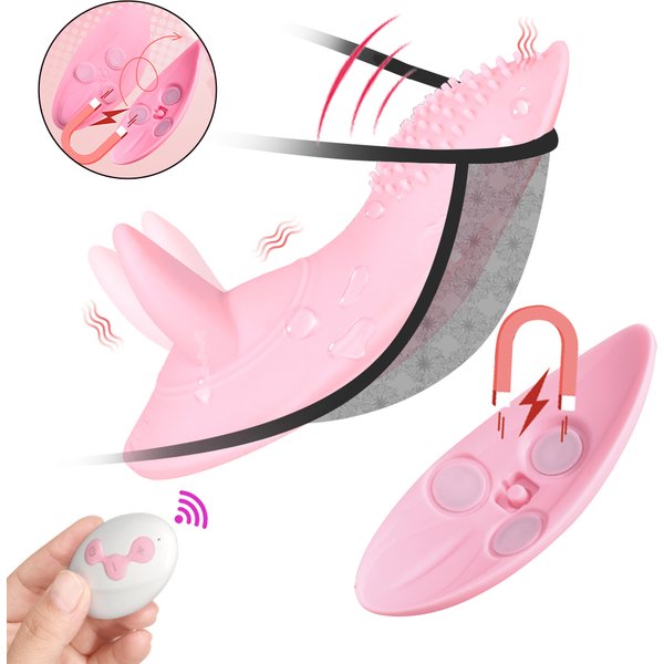 Wearable Clitoral Stimulator Dildo Vibrator F Wireless Remote Control Invisible Panties Vibrating Egg Sex-image