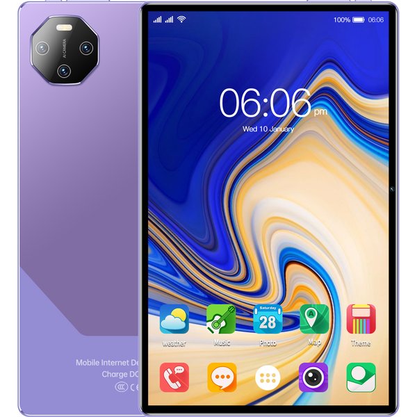 E70Pro 10.1" Android Tablet - WiFi, Slim Design, HD Display (Latest Model)