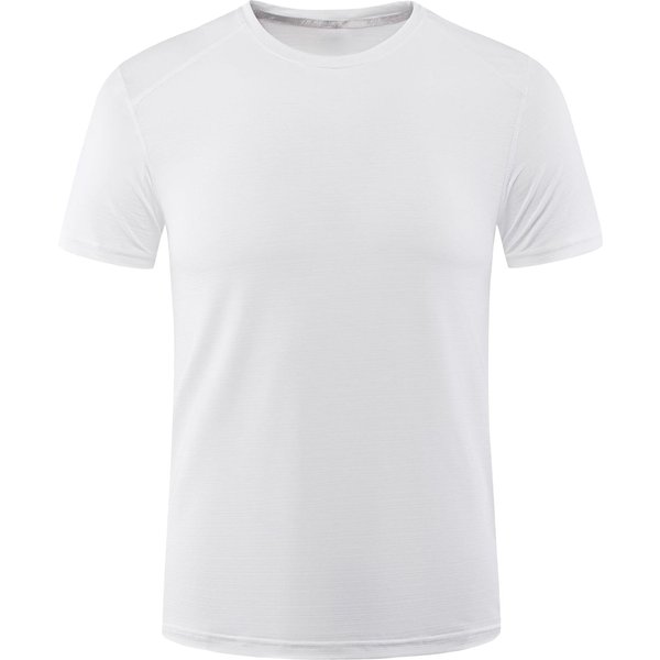 Men's Comfortable Quick Dry T-Shirt Crew Neck Solid Work Wear T-Shirt Casual Regular Fit Short Sleeves T-Shirts-image