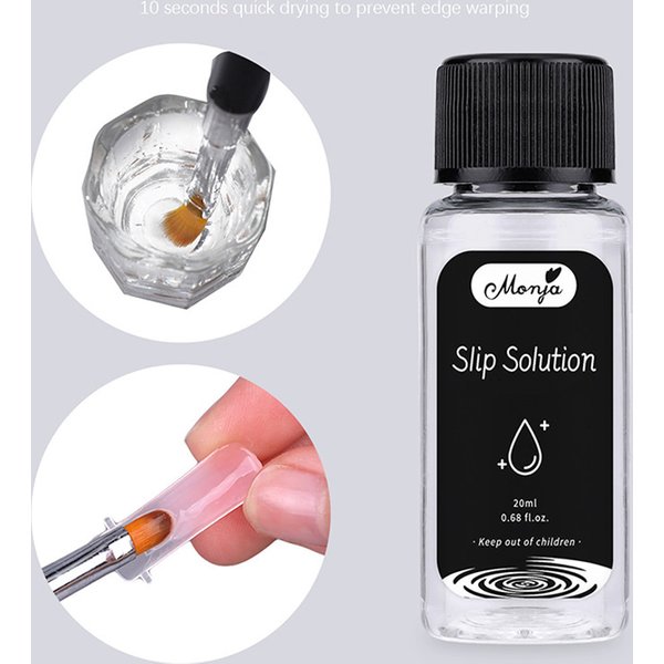 20ML Quick Extension Gel Polish Slip Solution Gel Brush Nail Permanent Liquid Painless Acrylic Nail Art Fast Extension Tool-image