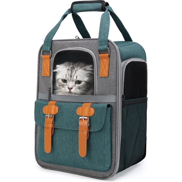 Pet Bags Wholesale Outing Double Shoulder Cat Backpack Wear Resistant Grab Handle Cat And Dog Bag