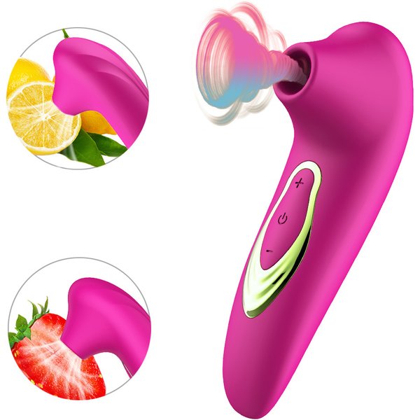 Sucking Device Teasing Massage Stick Charging Vibration Female Silicone Masturbator Sex Toys Adult Products-image