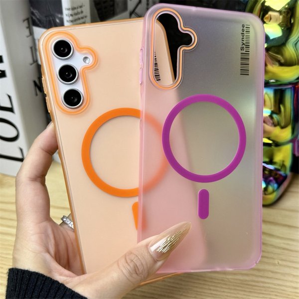 Translucent Case For Galaxy A56 A55 A36 A26 A16 5G Magnetic Cases For Samsung A54 A25 A15 A35 A34 A14 Cover-image
