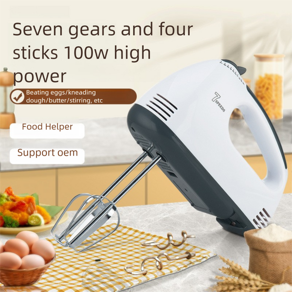 Electric Handheld Beater For Home Use, Cream White Egg Beater, Cake Automatic Mixer-image