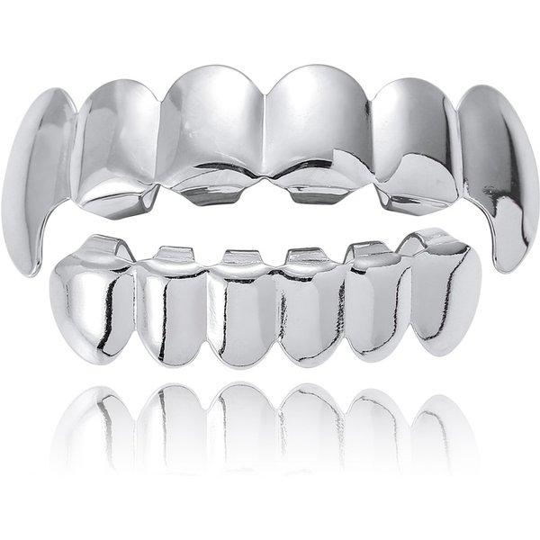 Halloween Hip Hop Fangs Teethgrillz European And American Trendy Fangs Wolf Teeth Gold Fangs-image