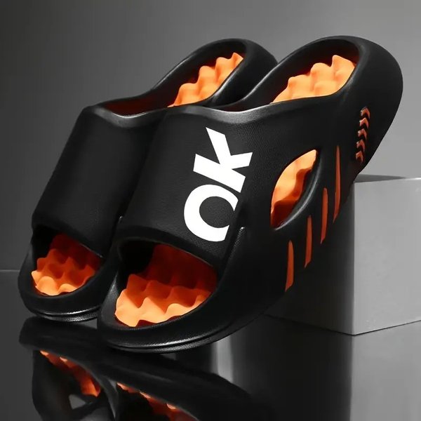 Labeling Summer Outdoor Wear, Anti Slip Massage, Beach Driving, Dual-Use, Thick Sole, Stepping On Poop Feeling, Eva-image