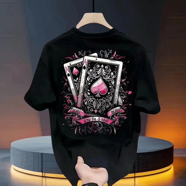 Men's Clothing Short Sleeved Loose Casual T Shirt