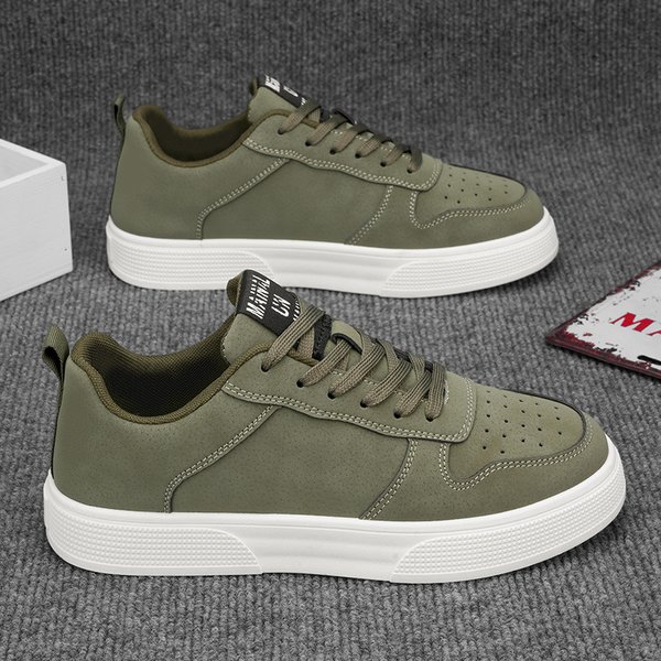 Men’S Shoes Special Large Size Sneakers Men's Leather Shoes Four Seasons Fashionable All Match Soft Sole Casual Sports Shoes-image