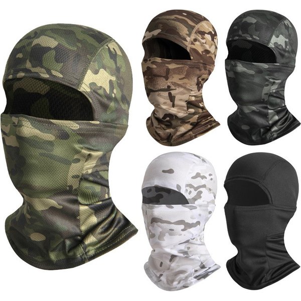 Unisex Balaclava Face Mask For Cycling, Skiing & Outdoor Sports - Windproof, Sun Protection & Breathable (Multiple Colors & Camo Patterns)