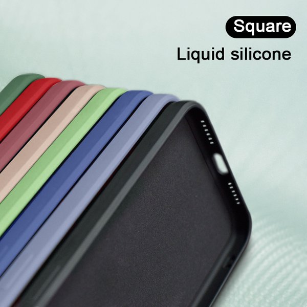 Original Liquid Silicone Case For Iphone 14 13 12 11 Pro Max Case For Iphone 12Mini 13Mini X Xr Xs Max 8 7 6S Plus SE2020 Shockproof Cover-image