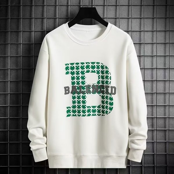 Men's Clothing Round Neck Long Sleeve Spring And Autumn Loose Bottoming Shirt Inner Wear Tops-image
