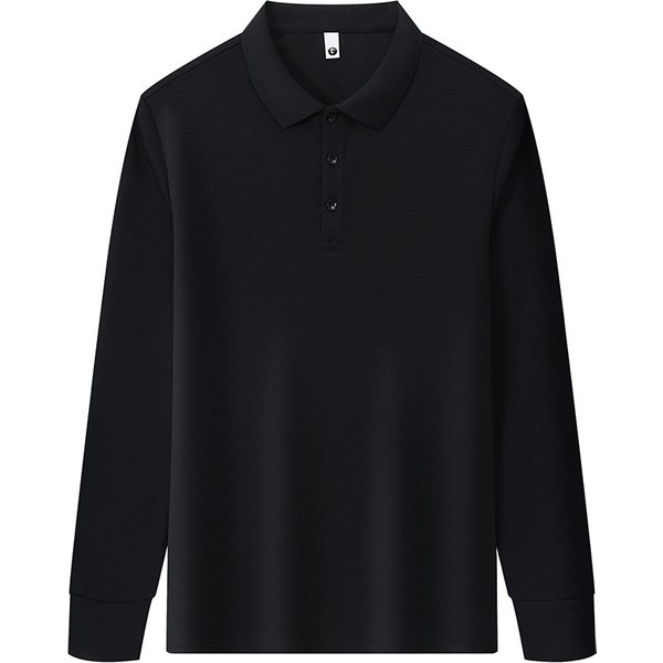 Men's Clothing Long Sleeved Polo Shirt For Men In Summer-image