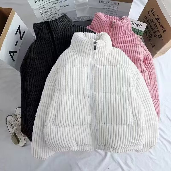 Women's Clothing Loose Cotton Cotton Coat Large Size Lightweight Student Coat Cotton Jacket-image
