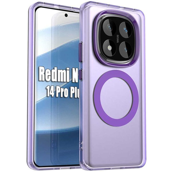 Armor Matte Case Xiaomi Note 14 Pro Plus Magnetic Cases For Redmi 14C 13C 13 Phone Accessories