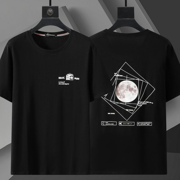 Men's Clothing Plus Size Short Sleeved T Shirt Loose Half Sleeved T Shirt