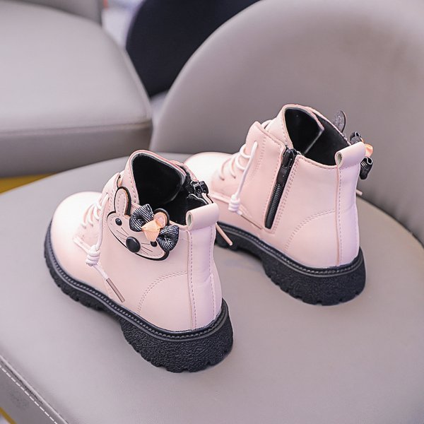 Child's Shoes New Medium And Large Children Soft Soled Girls' Boots British Style Princess Boots-image