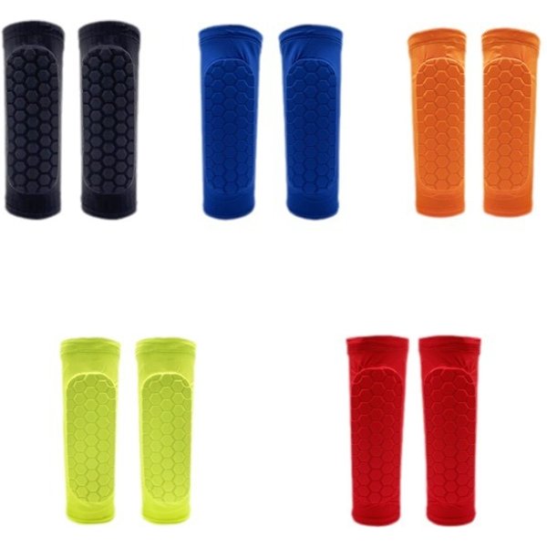 Calf Protector, Sports Compression Leg Warmers, Outdoor Professional Soccer And Basketball Honeycomb Protective Gear, Shin Support Sleeves.-image