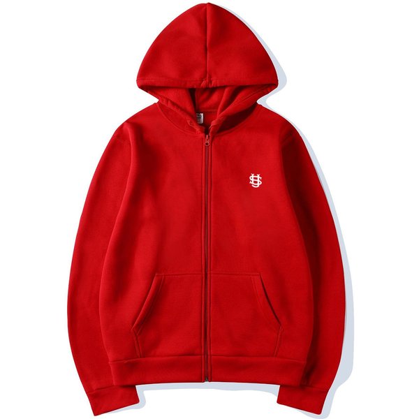 Men's Clothing Trendy Oversized Zip-Up Hoodie With Minimalist Logo - Streetwear Unisex Pullover (S-3XL)"