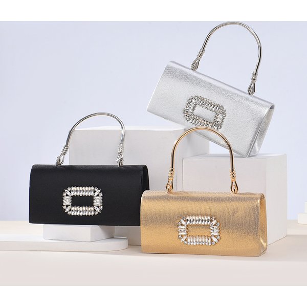 Women's Bags Women's Diamond Dinner Bag Party Clutch Bag Dress Evening Bag Temperament Versatile Crossbody Bag-image