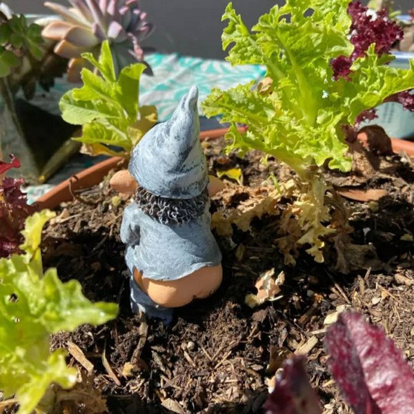 Garden Resin Handicraft Stinky Dwarf Statue Ornaments, Outdoor Decoration Sculptures, Defecation-image