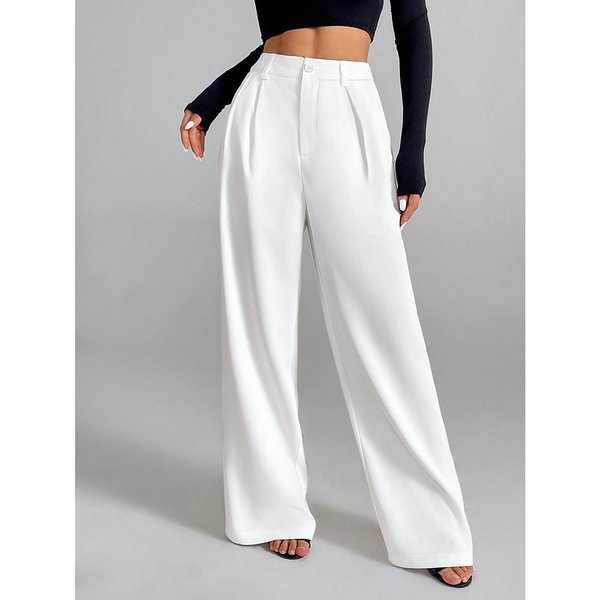 Women's Clothing Casual Pants For Women Spring And Autumn New All Match Straight Drape Loose Wide Leg Long Pants