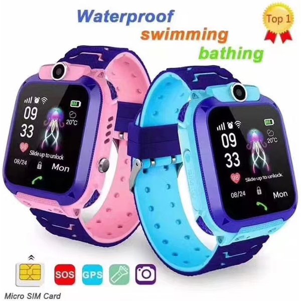 Q12 Kids Smart Watch - GPS Tracker Video Call & Educational Games (Waterproof Parental Control Long Battery Life)