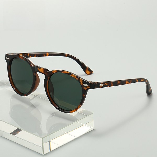Unisex Polarized Sunglasses Men And Women Sunglasses Round Japanese And Fashion Small Frame Nail Sunglasses 2947-image