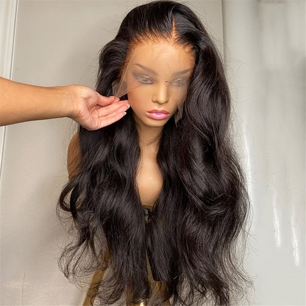 180% Density 13X4 Lace Front Human Hair Wigs Body Wave Lace Front Wig For Women Brazilian Remy Human Hair Wig-image