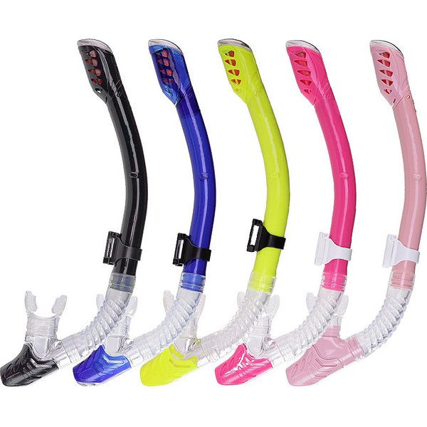 Scuba Swimming Full Dry Breathing Tube Snorkeling Equipment Scuba Breathing Apparatus Freestyle Training For Children And Adults-image