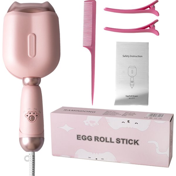 cat claw egg roll curling stick egg roll device water ripple female lazy dormitory egg roll stick small splint