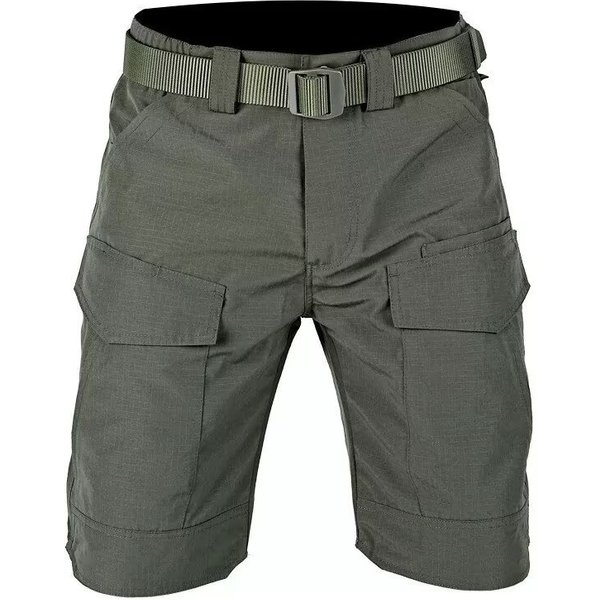 Men's Lightweight Quick Drying Casual Pants Workwear Loose Fit Plus Size Summer Outdoor Sports Tactical Shorts Five Point((No Belt))