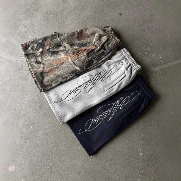 American Retro Street Hip-Hop Summer Embroidered Shorts Trendy Loose Casual Shorts For Men-image