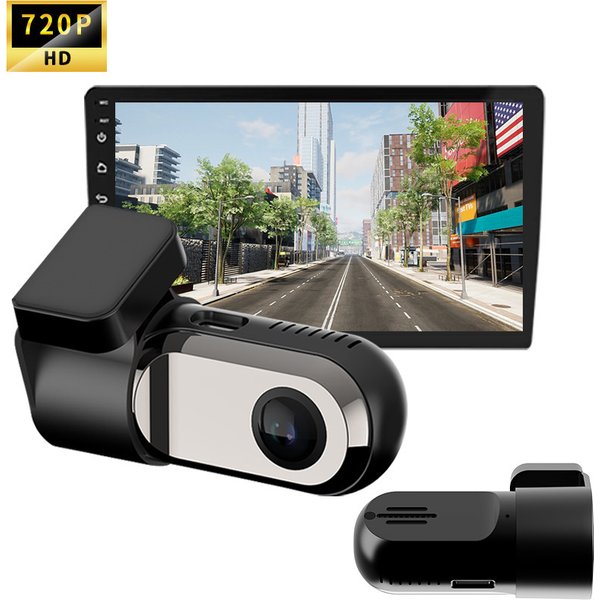 Universal HD Night Vision Dash Cam USB No Installation Android Car Large Screen Video Recording