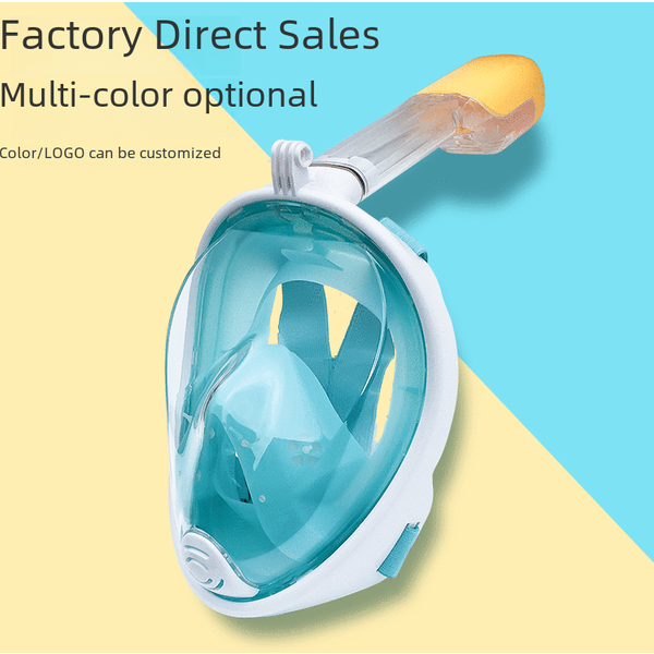 Popular Snorkeling Supplies Full Dry Diving Mask Snorkeling Full Cover Swimming Mask-image