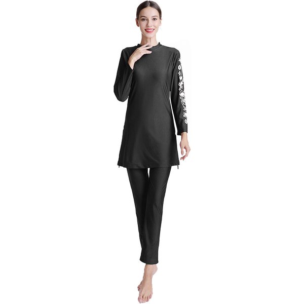 Women’S Clothing Conservative Swimwear, Printed Swimsuit, Beachwear, Three Piece Suit-image