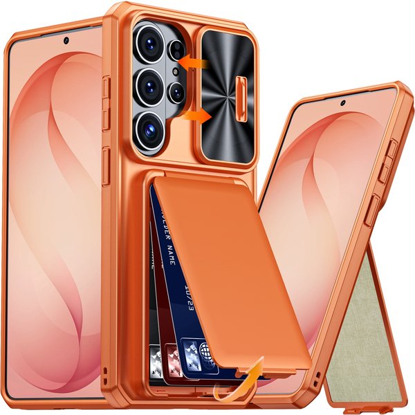 Card Case Cross-Border Application Samsung Galaxy S26 Ultra Case Card Case Mobile Phone Case S26 Anti-Drop Protective Case-image