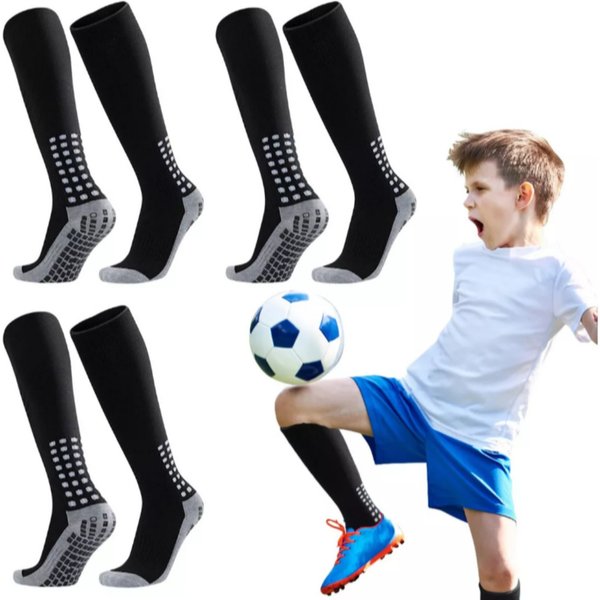 Long Thick Towel Bottom Children's Football Socks Sports Socks Long Tube Dotted Socks Youth Women's Training Socks-image