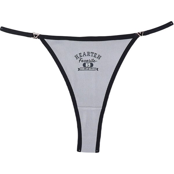 2025d Thong Women Letter Print One String Underwear Thin Strap Triangle Panties Low Waist Sexy Underpants
