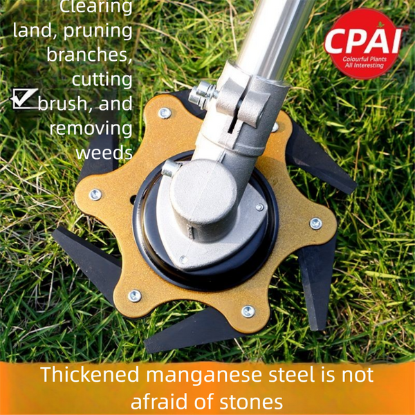 Six-Blade Grass Trimmer Head Brush Cutter Thickened Blade Weeding Machine Lawn Mower Magic Tool Universal Accessories