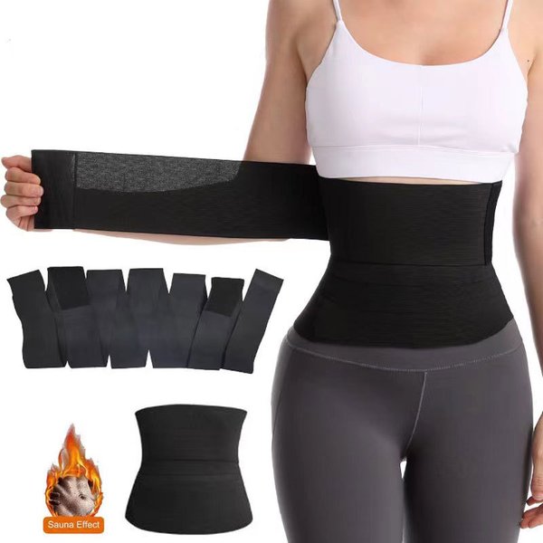 New Cross-Border Adjustable Wraparound Trimmer Body Belly Belt Waist Trainer Long Restraint Belt Belt-image
