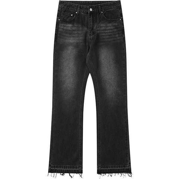 Men's Clothing New Men's Casual Straight Jeans Boyfriend Style Stacked Denim Trousers Four Seasons Trendy Youth