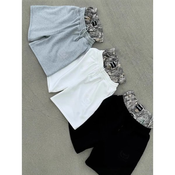 Premium Products American High Street Brand Double Waistband Seven-Point Men Loose Fashion Trendy Men's Casual Shorts-image