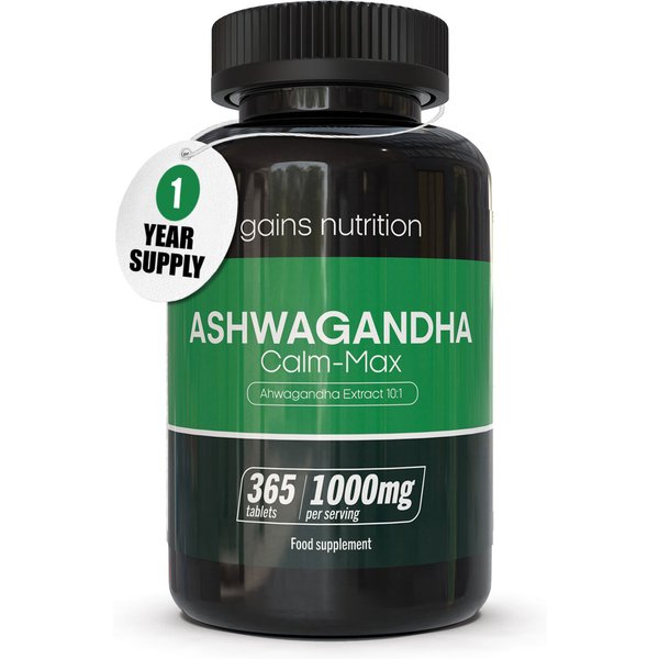 Ashwagandha | 1000mg | 365 Tablets